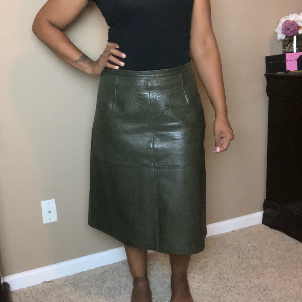 Authentic Leather Skirt
